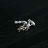 OLIO E ACETO Sterling Silver Lapis Lazuli/Red Snakeskin Jade Pearl Pendant Earrings OLIO-OA13E05-YZZ Blue